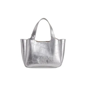 JACD PU Handbag Women's Silver/Blue