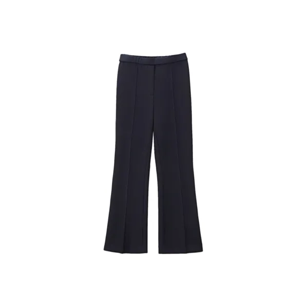 OVV Casual Pants Women's Navy Blue Solid Color A9-0