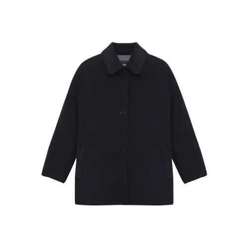 THEORY THEORY Designer Co-authored Collection Coats Women's Charcoal Gray