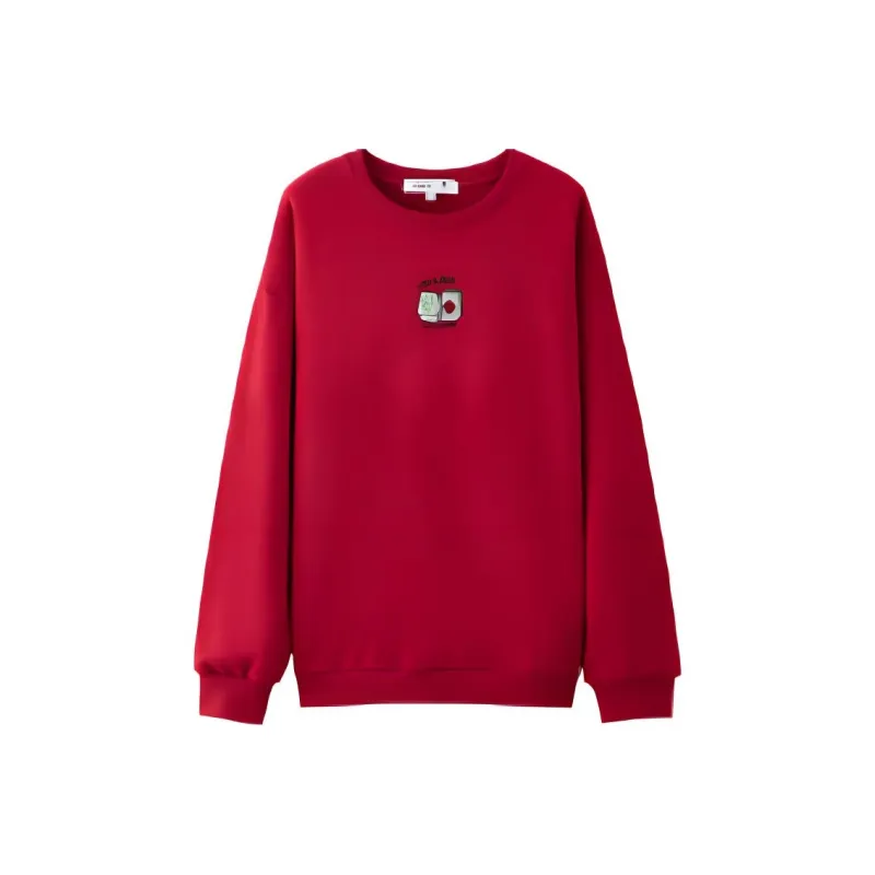 Three Blessings x YOUQIANHUALIANMINGKUAN Sweatshirt Women's-0