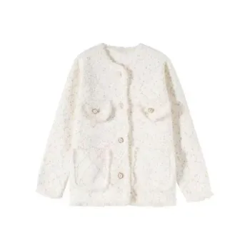 PAIN OR PLEASURE Cropped Coats Women's White
