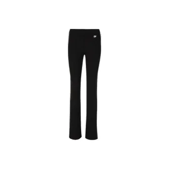 OFF-WHITE High Waist Pleated Knitted Joggers