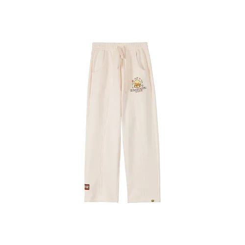 B.Duck Casual Pants Women's Beige Apricot