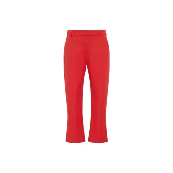 BALMAIN Hook fastening Flared Cropped Trousers