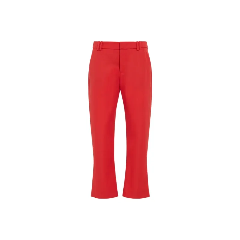 BALMAIN Hook fastening Flared Cropped Trousers-0