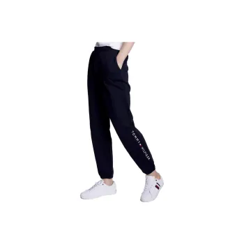 Tommy Hilfiger Embroidered Tommy Logo Sweatpant Pants Casual Pants Women's Black