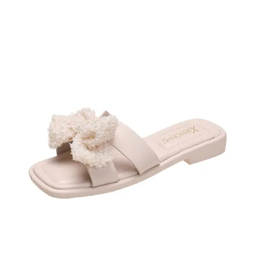 AJPAP Rubber Sole Woven Slip Resistant, Odor Resistant, Quick Dry Slide Slippers Women's