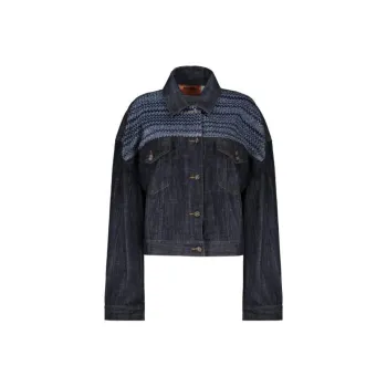 MISSONI Denim Jacket Women's Black