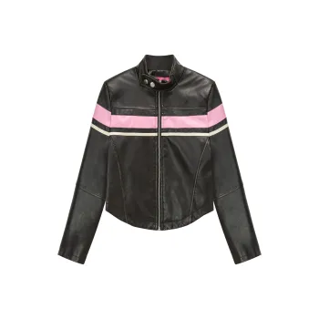 CHUU Leather Jackets Women's Black