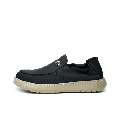 FED Lightweight Low Top Casual Shoes Men's Black