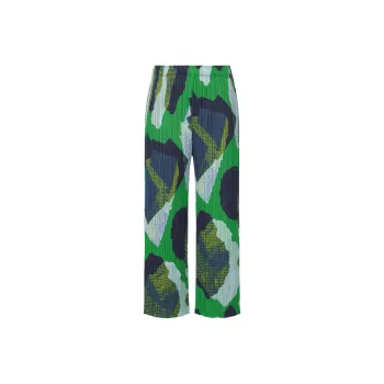 PLEATS PLEASE ISSEY MIYAKE SS24 Casual Pants Women's Green