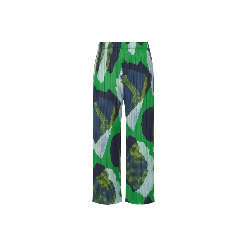 PLEATS PLEASE ISSEY MIYAKE SS24 Casual Pants Women's Green-0