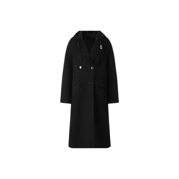 Katie Ermilio Coats Women's Black