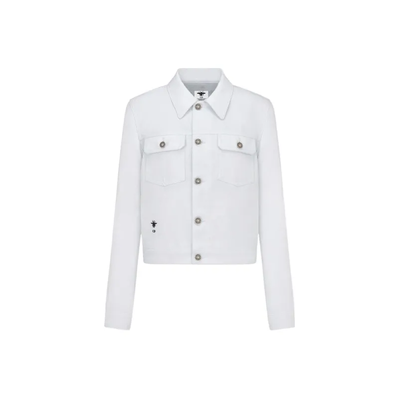 DIOR FW22 Denim Jacket Women's White-0