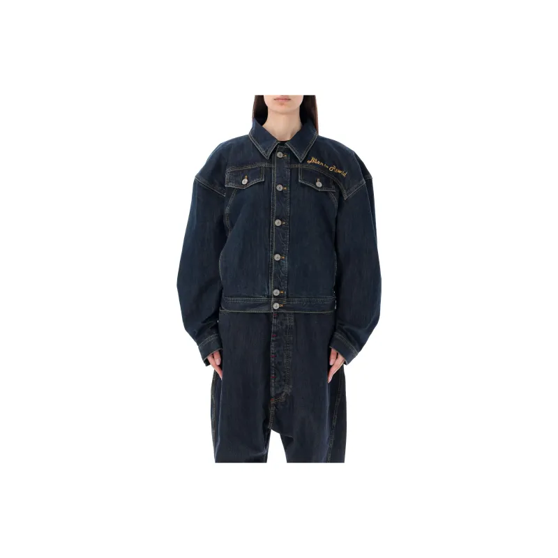 Vivienne Westwood Denim Jackets Women's Navy Blue-0