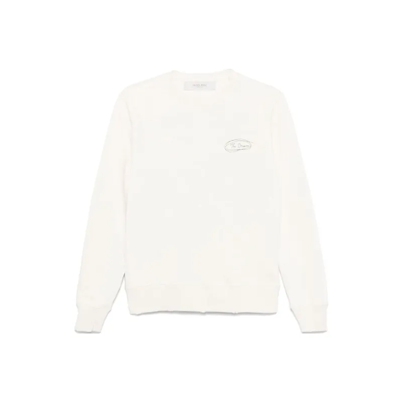 Golden Goose Script Detailed Crewneck Sweatshirt-0