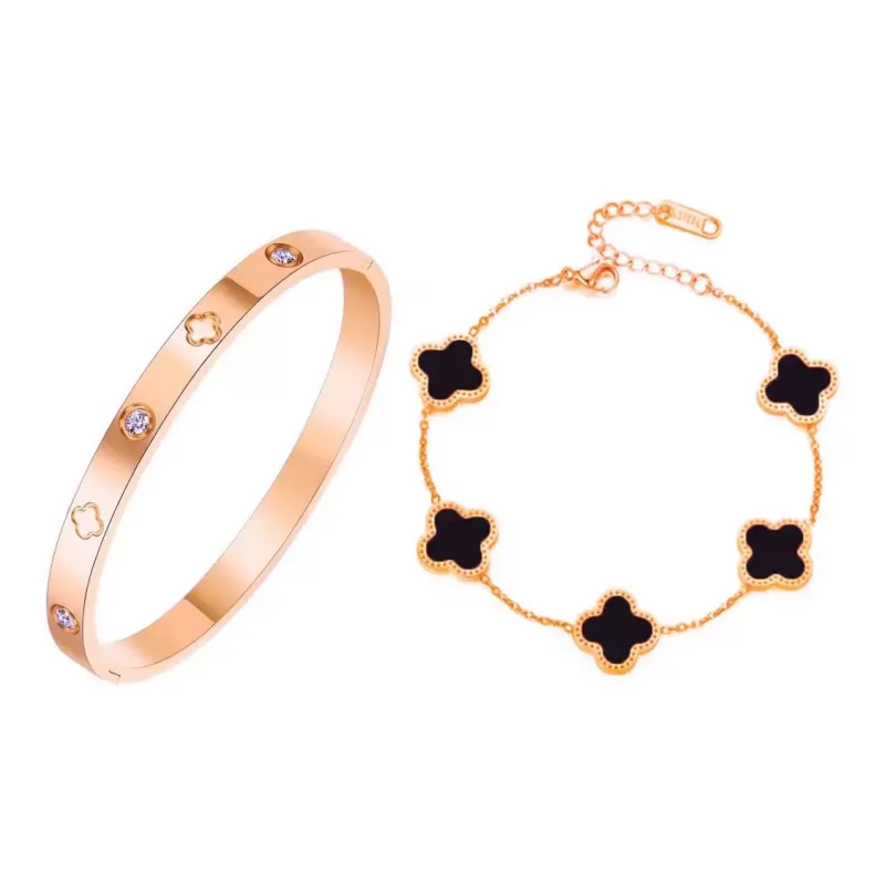J&KINGLAY Titanium Steel Bracelets Women's-7