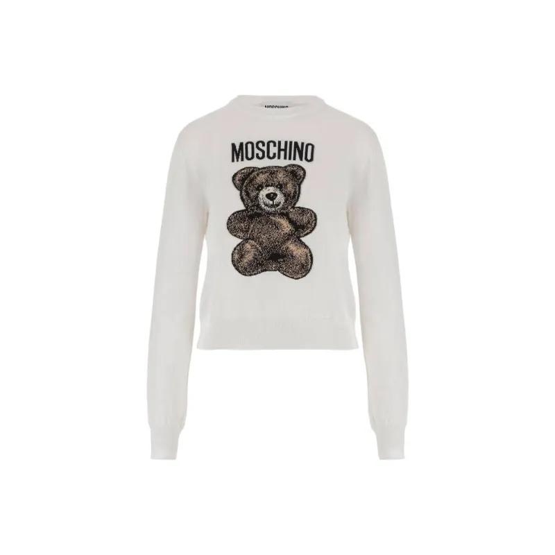MOSCHINO Teddy Bear intarsia Sweater-0