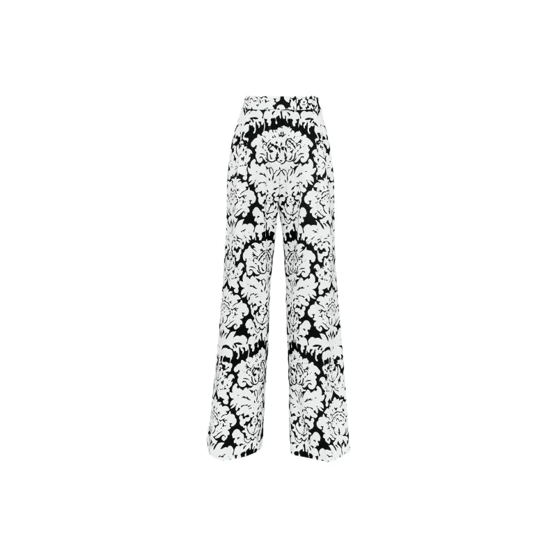 Alexander McQueen Floral Printed Trousers-0
