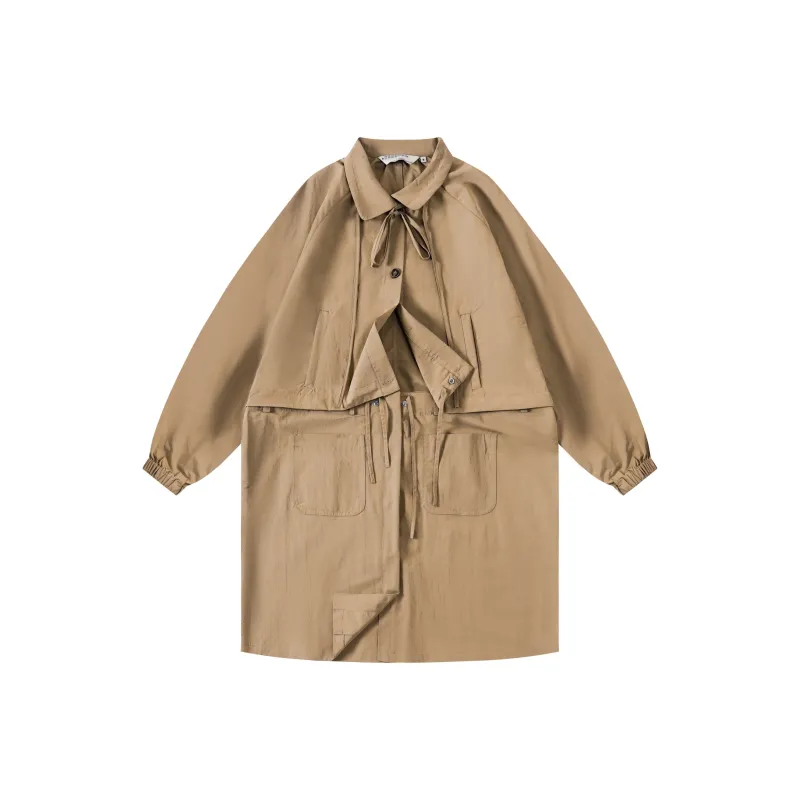 Saotome Trench Coat Women's Dusty Blue-2