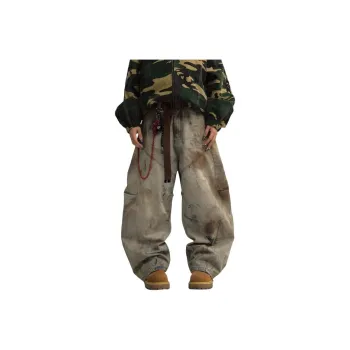 FOMOCE Jeans Unisex Yellow Mud