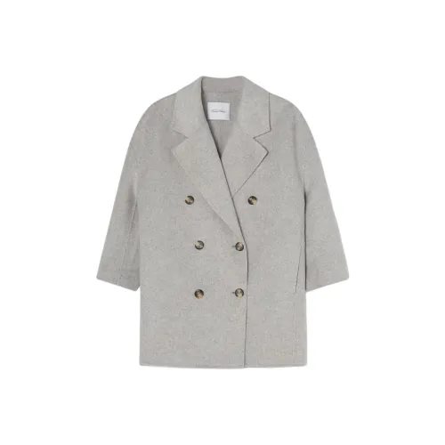 AMERICAN VINTAGE A.M MANTEAU FEMME DADOULOVE Coats Women's Marble Gray