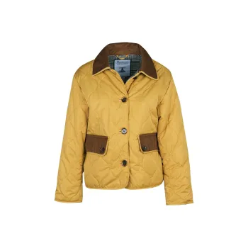 BARBOUR Puffer Jackets Women's Yellow