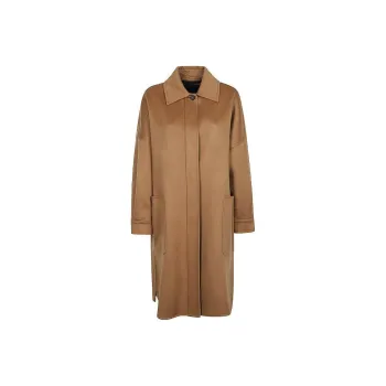 MaxMara Button Detailed Oversized Coat