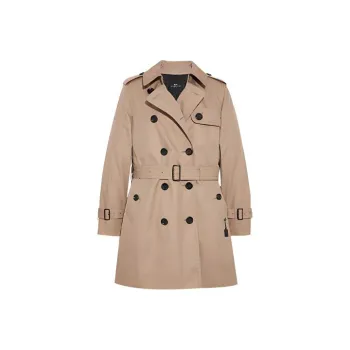 COACH Trench Coat Women's Khaki