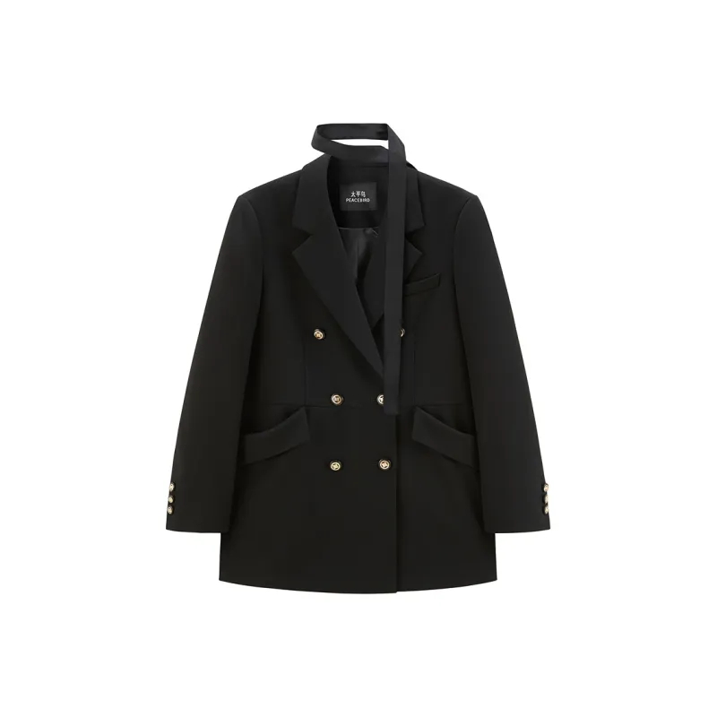PEACEBIRD Business Suit Women's Black-0