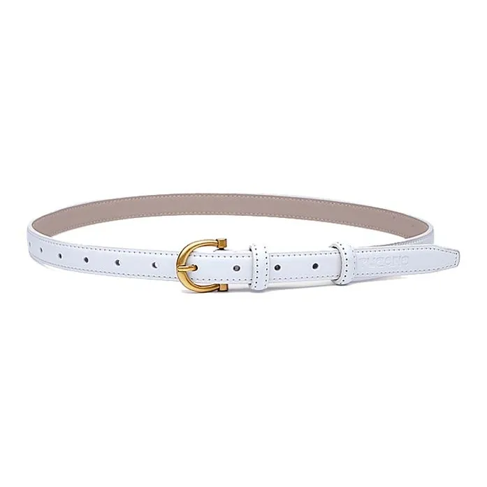 TUCANO Cow Split Leather Belts Women's Width 1.9cm-10