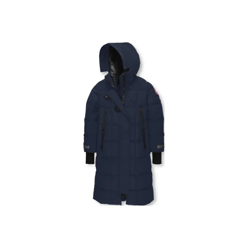 Canada Goose Elmwood Series Down Jacket Women's Atlantic Marine Blue-0