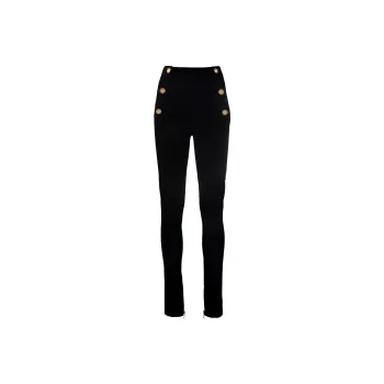 BALMAIN Knitted Sweatpants Women's Black