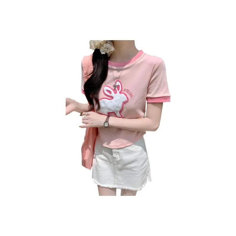 Mu Xiao Xin Set in Sleeve T Shirt Women's-1