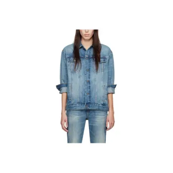 CALVIN KLEIN Denim Jacket Women's Blue