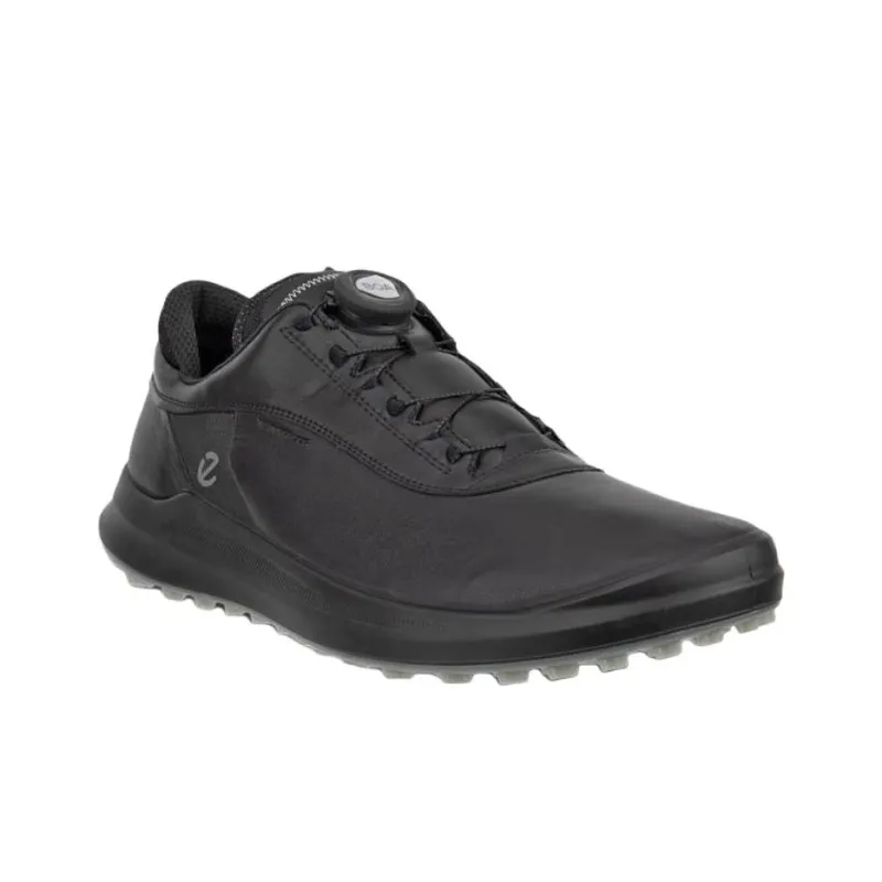 Ecco Core Boa Abrasion Resistant Low Top Golf Shoes Men's Black-3
