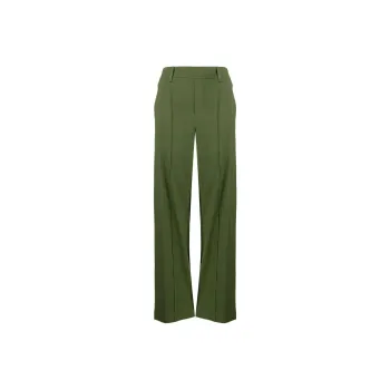 VINCE Pintuck-detailing Linen-blend Trousers