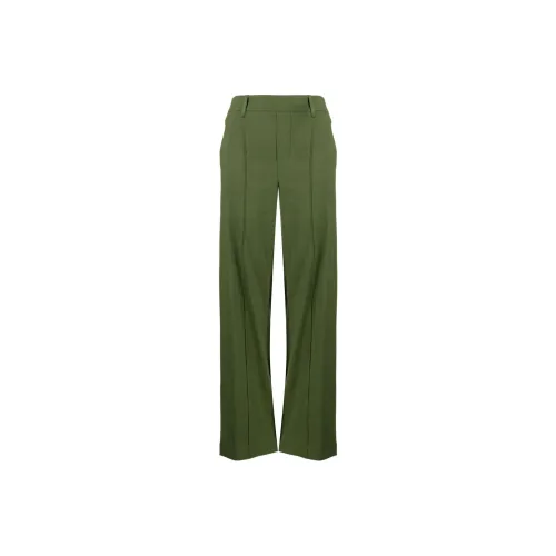 VINCE Pintuck-detailing Linen-blend Trousers