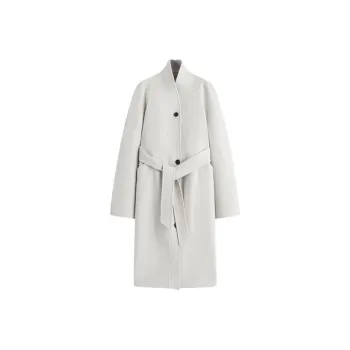 MOSIIMORII Coat Women's Light Beige Gray