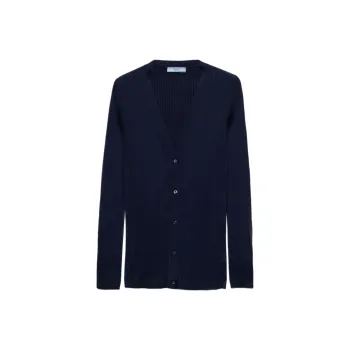 PRADA Knitted Cotton Cardigan