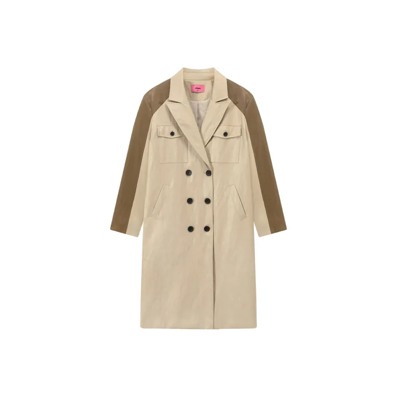 CHUU Trench Coats Women's Khaki-0