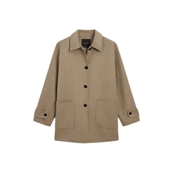 Massimo Dutti Coats Women's Camel