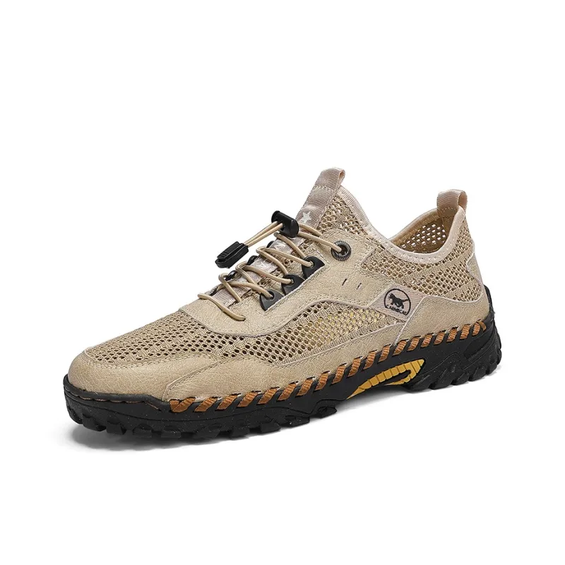 Qiandongmeili Breathable Low Top Casual Shoes Men's-1