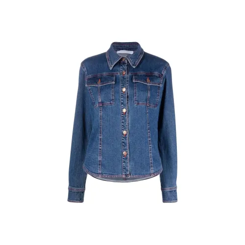 See By Chloe Denim Jackets Women's Blue