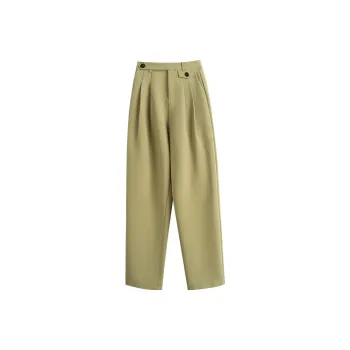 Olrain SS22 Casual Pants Women's Green