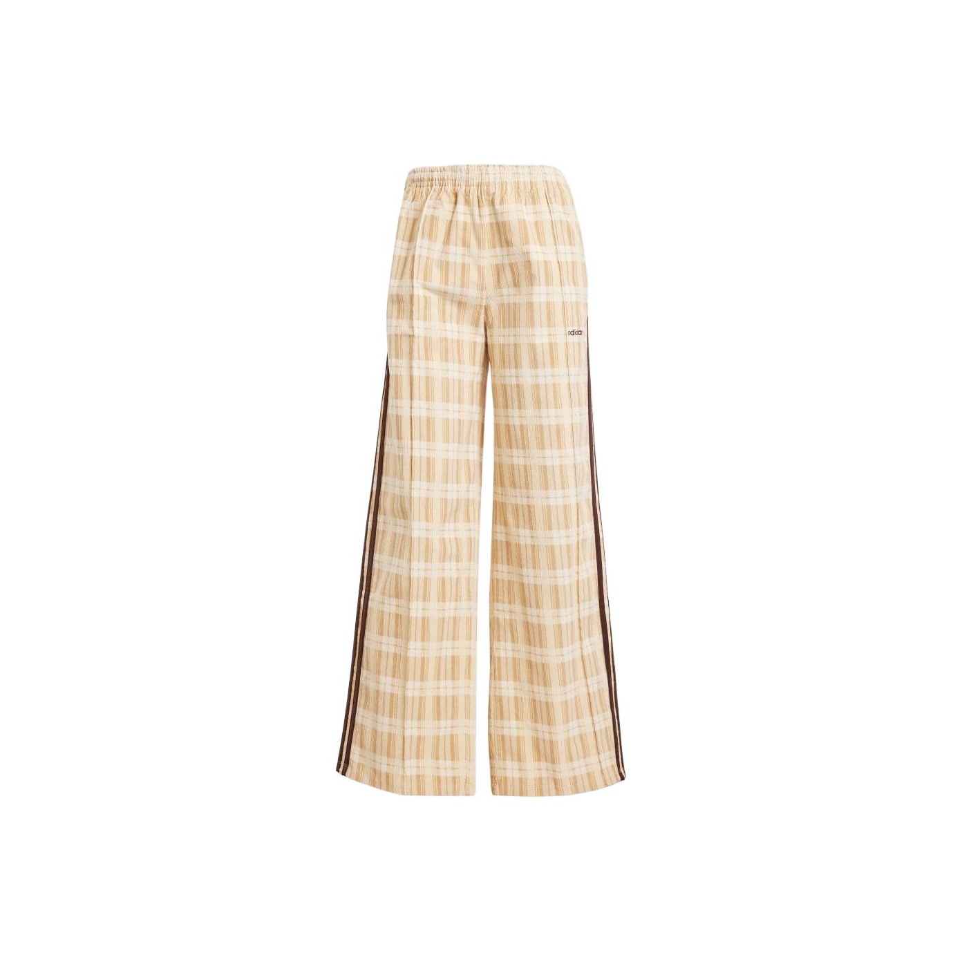 Adidas Originals Corduroy Tartan Wide Leg Pants L - POIZON
