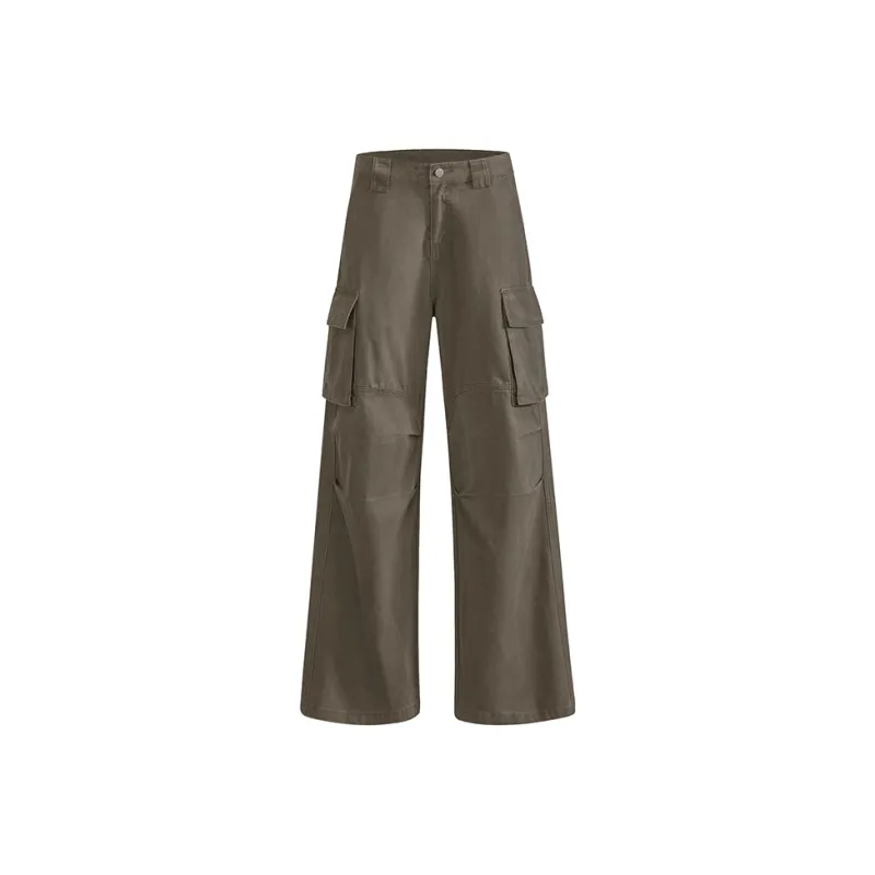 Wen Shan Casual Pants Women's Camel-0