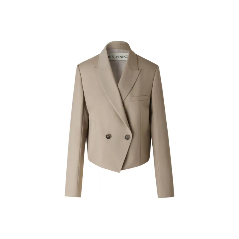 III VIVINIKO Business Suit Women's Beige-0