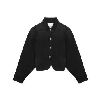 ISABEL MARANT Panelled Button-Up Denim Jacket