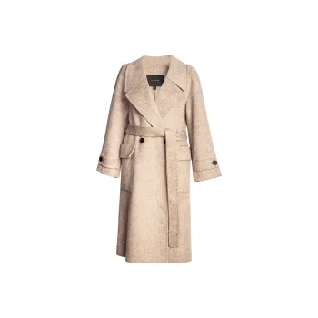 ROEYSHOUSE Coats Women's Mixed Camel
